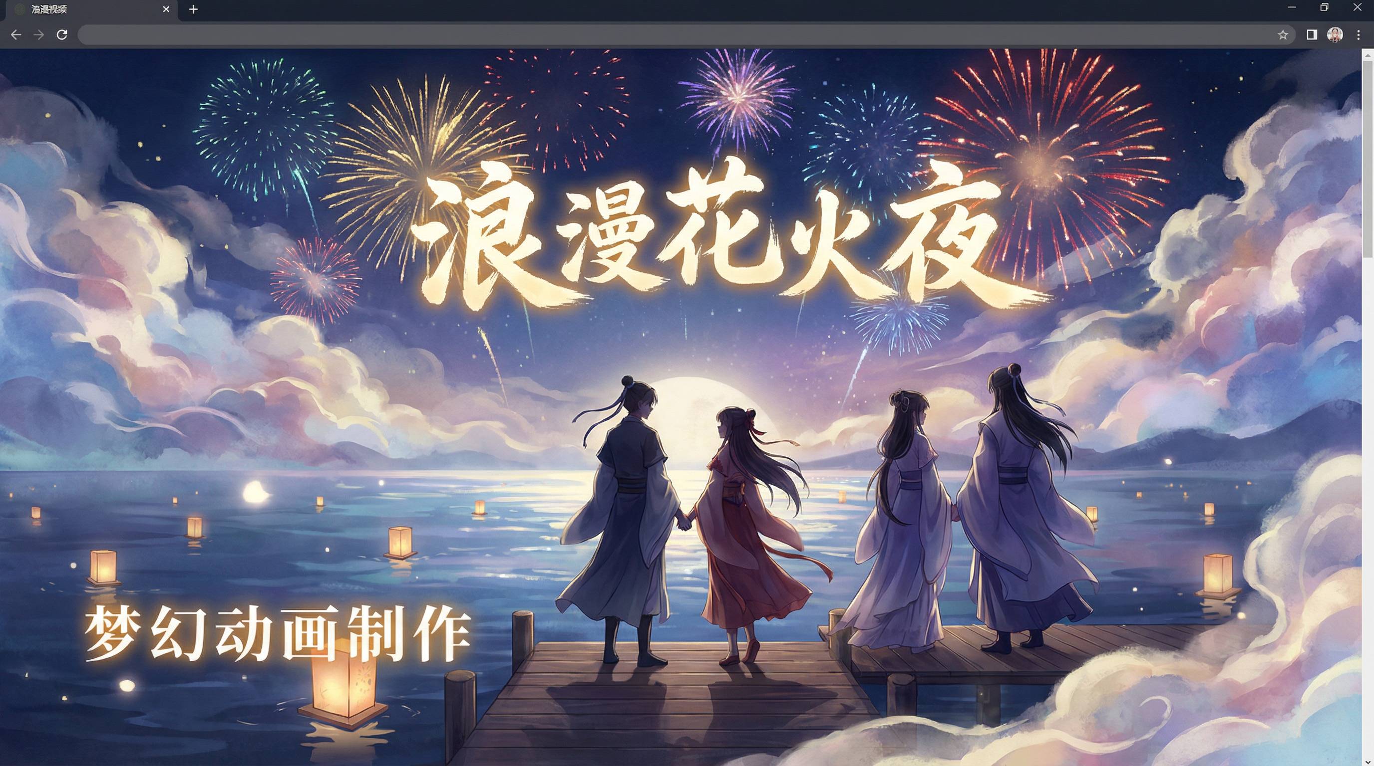 17c一起草动漫-星河烟火恋爱物语