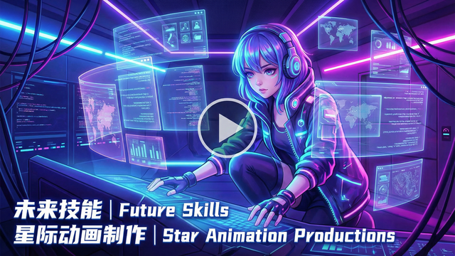 17c一起草动漫-赛博幻境数据之海